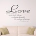 bible verse wall art, Love