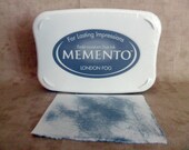 Memento London Fog Gray Grey Dye Ink Stamp Pad by Tsukineko-FREE SHIPPING