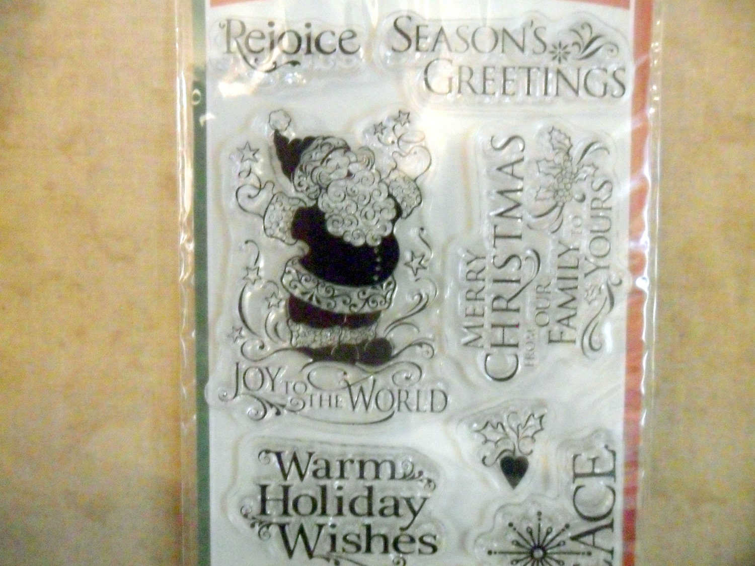 Holiday Expressions Clear Stamps by Inkadinkado-SALE