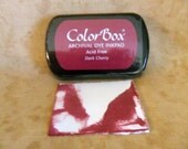 Dark Cherry Red Dye Inkpad by Colorbox-SALE