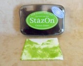 Cactus Green Solvent Permanent Inkpad by StazOn-FREE SHIPPING