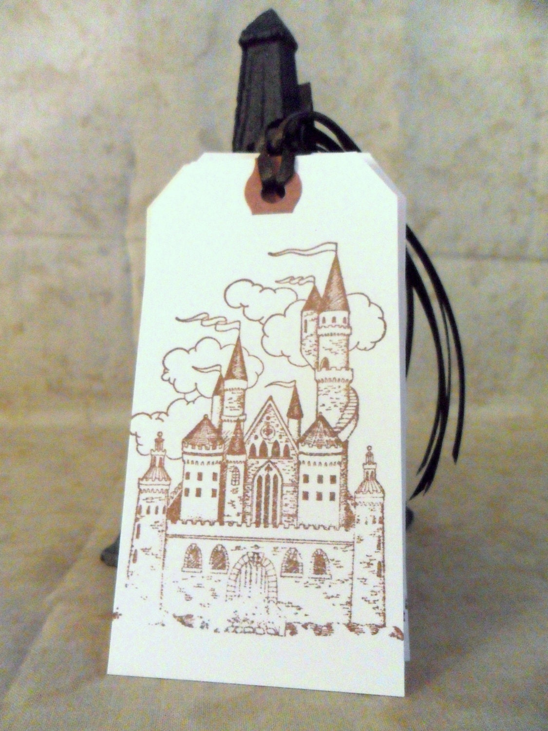 Gift Tags Favor Tags Fairy Tale Castle Wedding Engagement Girl's Birthday