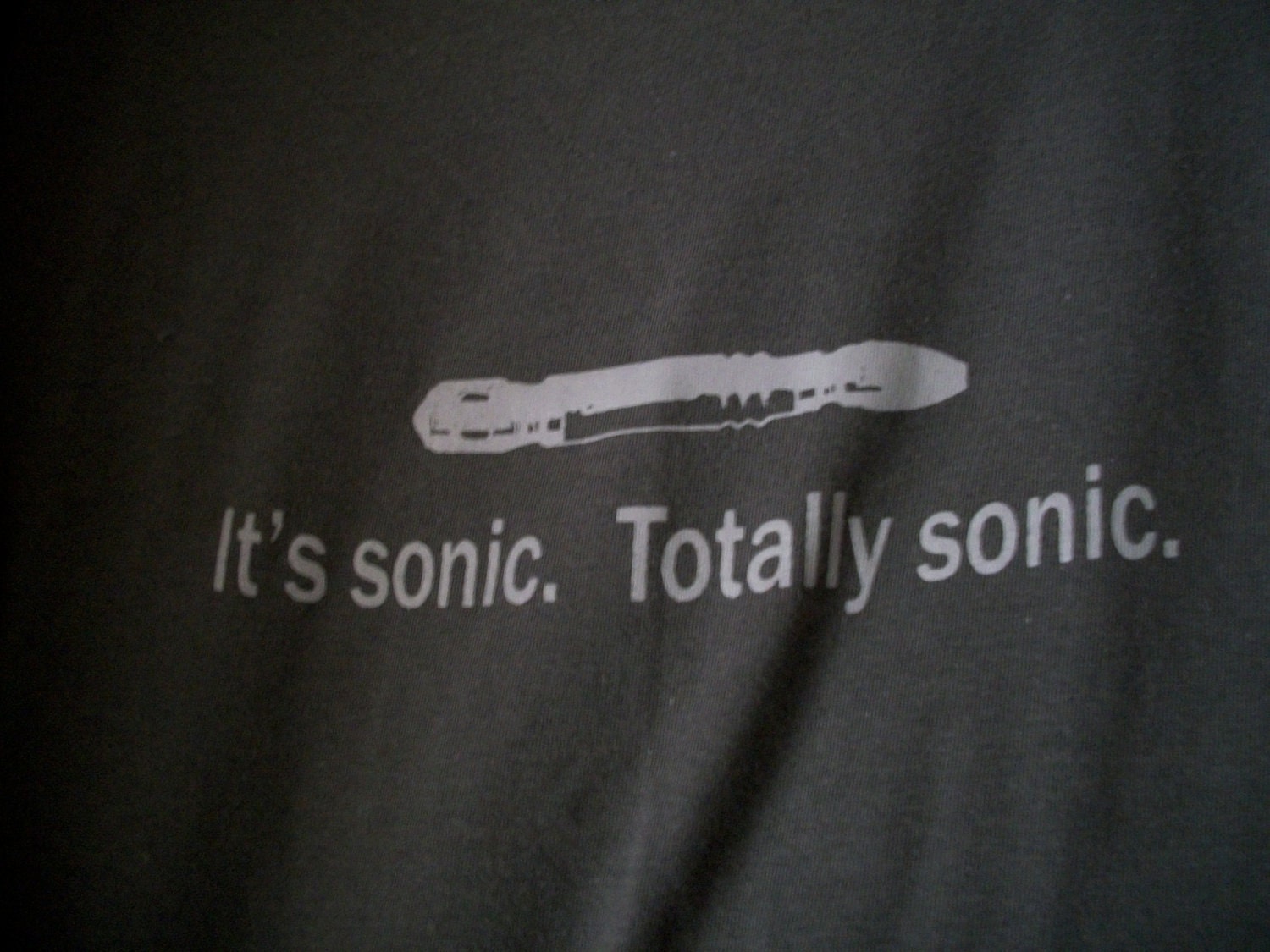 Clearance Totally Sonic Charcoal Small Unisex Tee