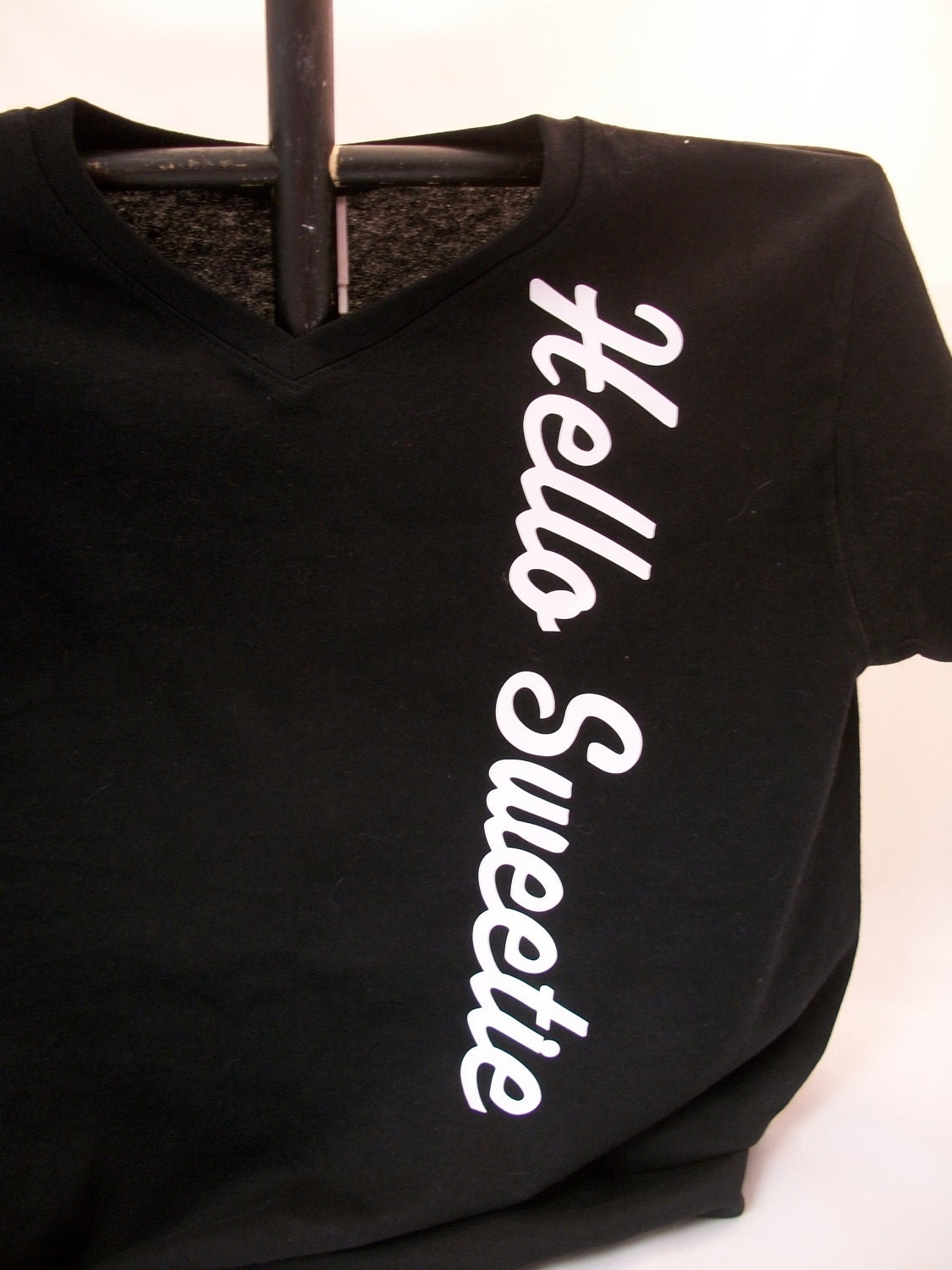 Hello Sweetie Ladies V-Neck T-Shirt