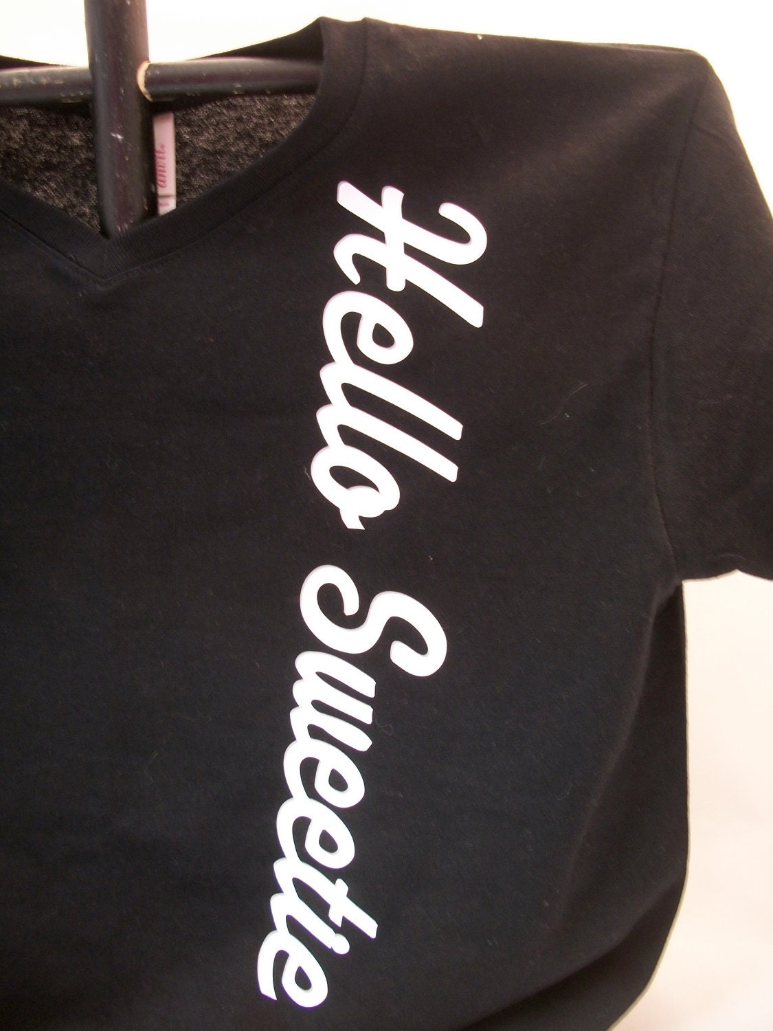 Hello Sweetie Ladies V-Neck T-Shirt