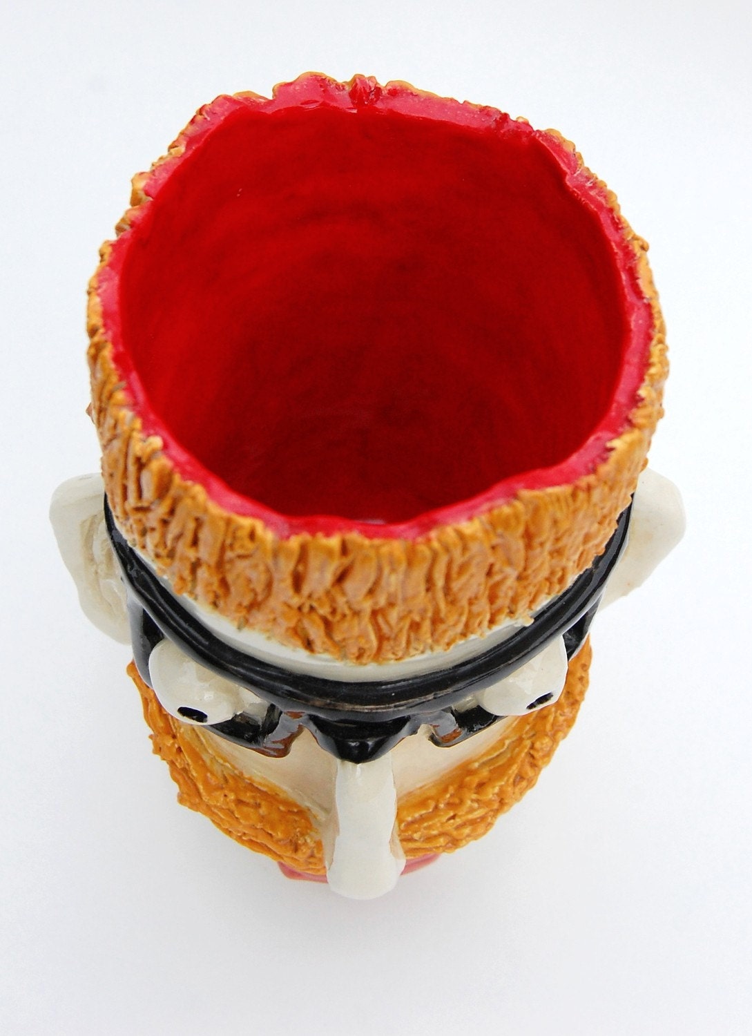 Ceramic Head Container - Mr. Mike Mustache