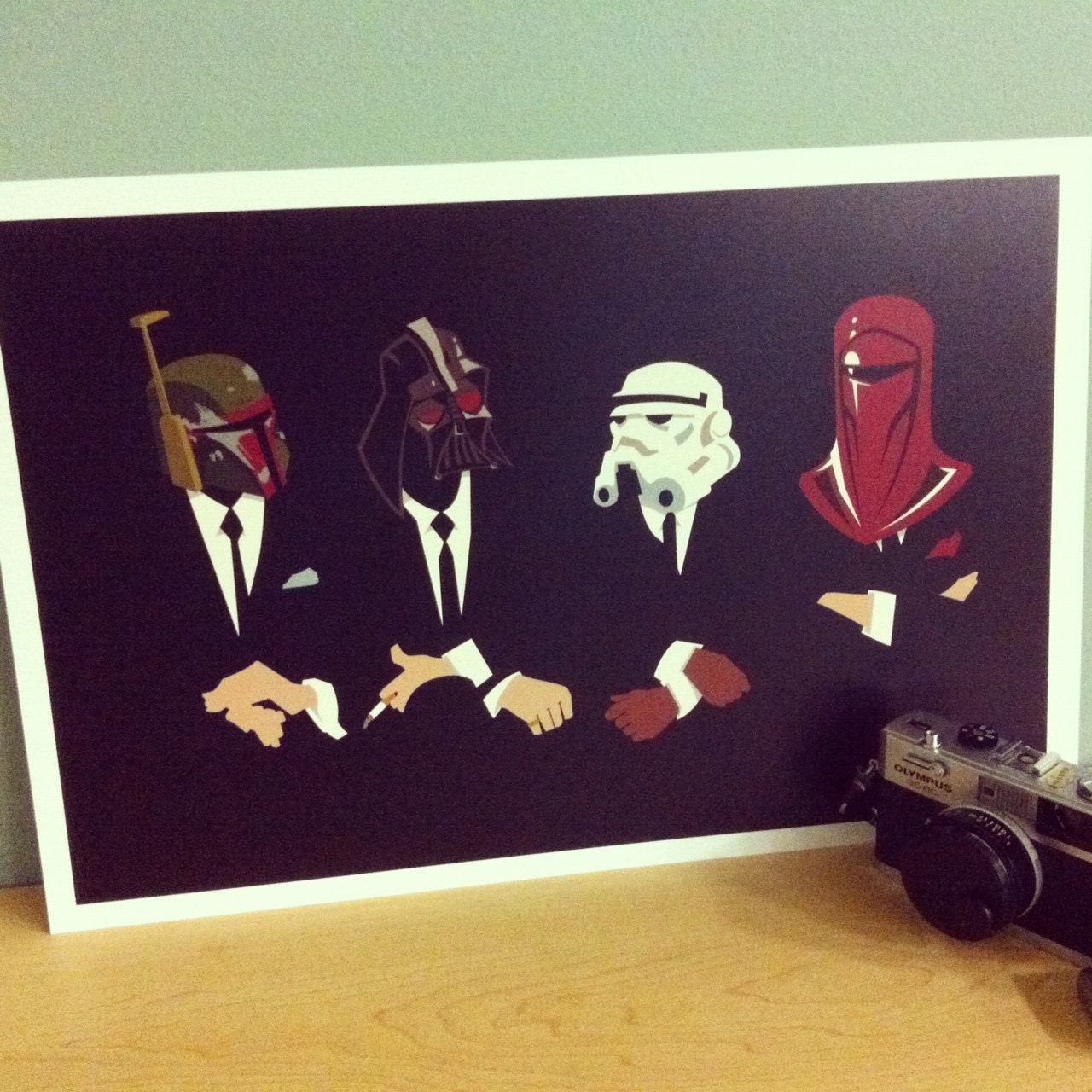 Star Wars The Womp Rat Pack Original Print