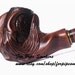 10% DISCOUNT on Long Hand Carved Tobacco Smoking Pipe CLAWS Classic Wooden Pipes Long Stem Pipes Smoking Pipes Exotic Wood Pipe/ BEST Price