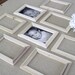 Huge X-Large Burlap Memo Board - MAGNETIC Bulletin Board with Hardwood Construction, Brass Upholstery Nail Head Tacks and Button Magnets