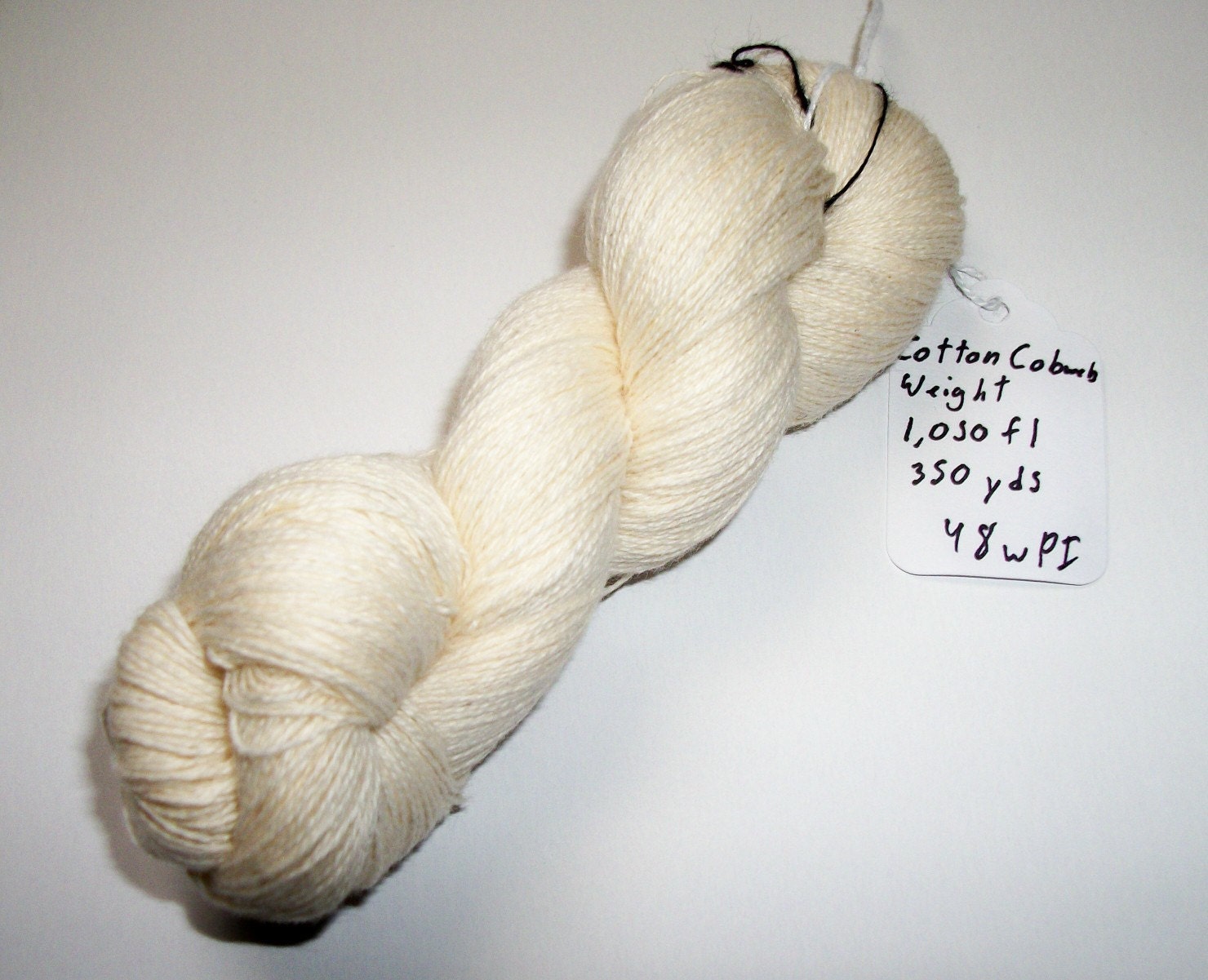 Cotton Cobweb weight yarn 350yds