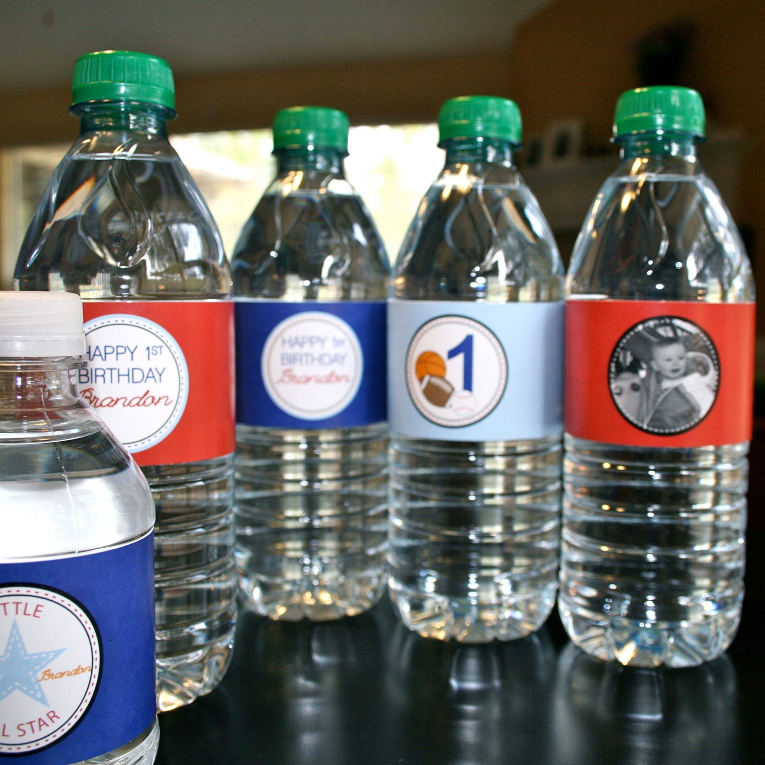 Little All Star- Water Bottle Wrappers- print your own Il_570xn