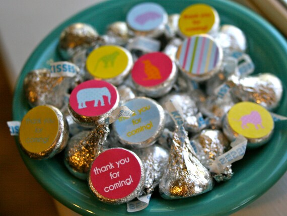 Wild Animals- Hershey Kiss Labels - print your own Il_570xn