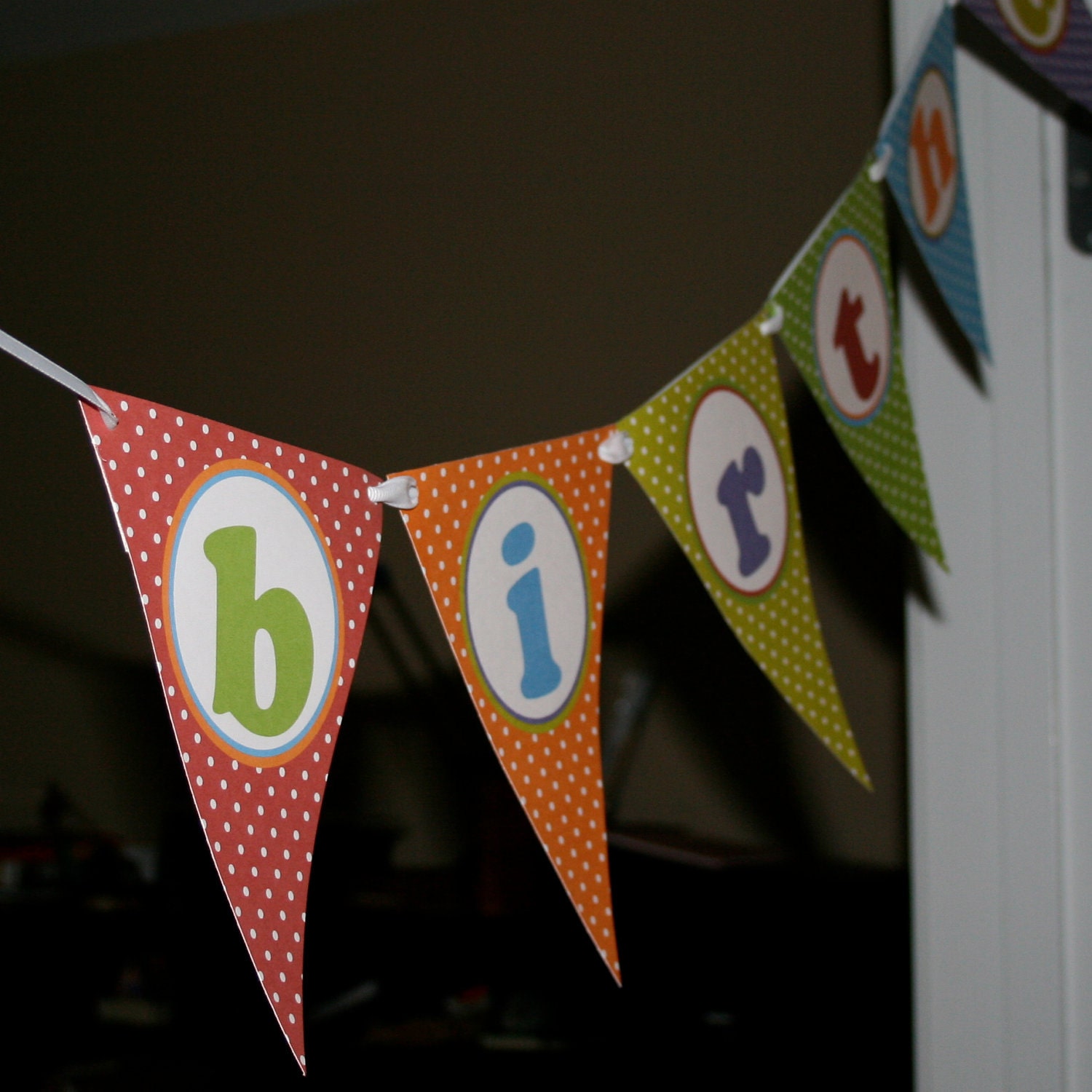 Happy Birthday Banner- Fiesta- print your own