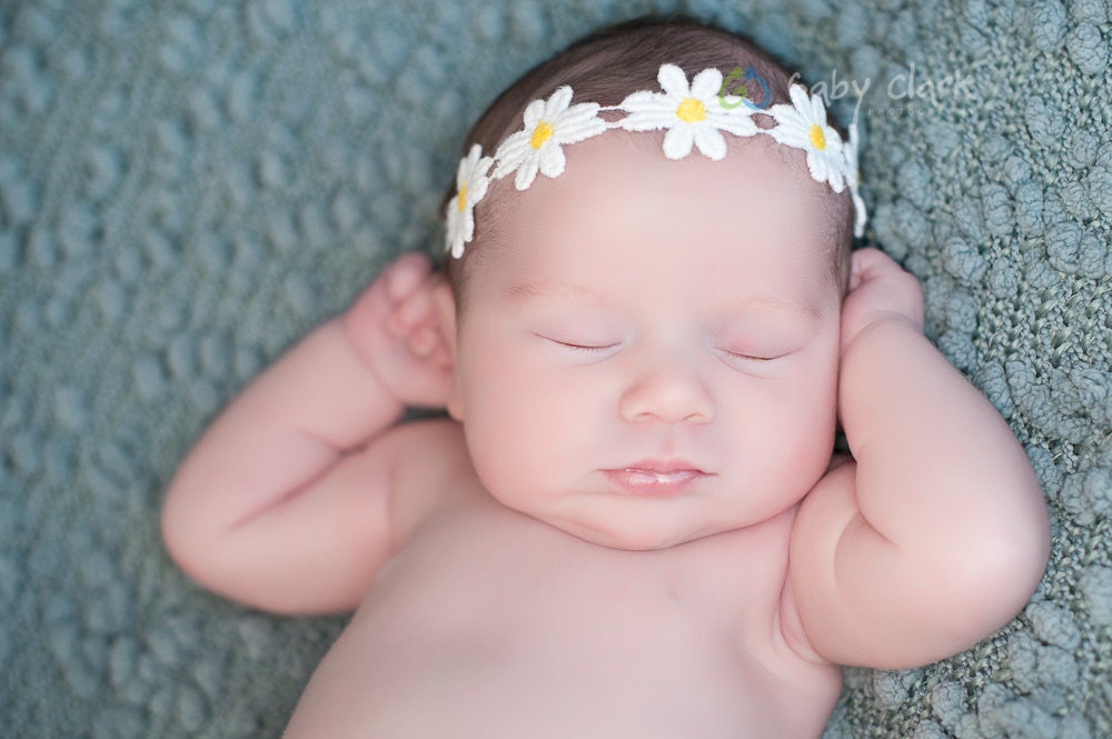Newborn Daisy Headband