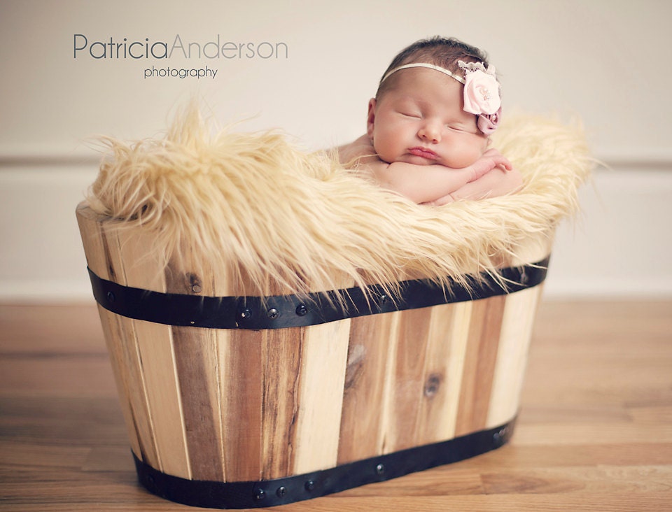 Newborn Pink Rosette Headband