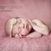 Newborn Taupe Petite Lace Flower Halo Headband