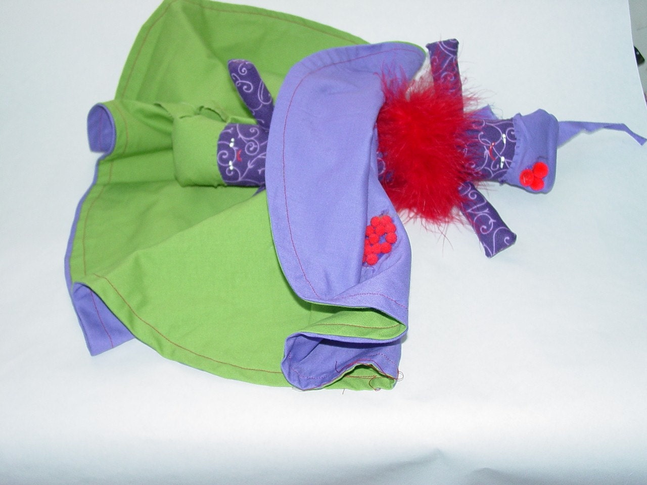 Reversible Doll, Primitive Topsy Turvy Doll, ragdoll, cloth doll