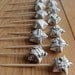 Vintage Sheet Music Party Picks, Upcycled Origami Stars, set of 12.