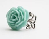 Ruffled Rose Ring by Jessica Anne Designs