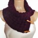 womens Mens neckwarmer cowl scarf valentines day gift  for him for her ready to ship burgundy