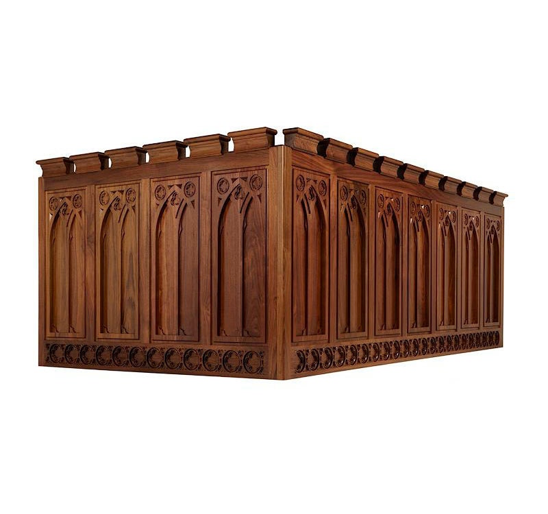 Custom Gothic Revival Kitchen