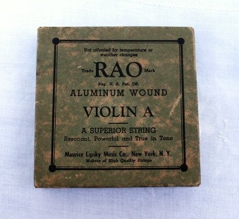 Violin A Strings Box of 6 RAO Vintage