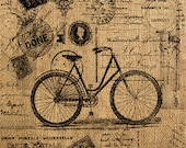 Vintage Post  Digital Sheet Great For Image Transfer on Pillows, Tea Towels and more - Style. 112
