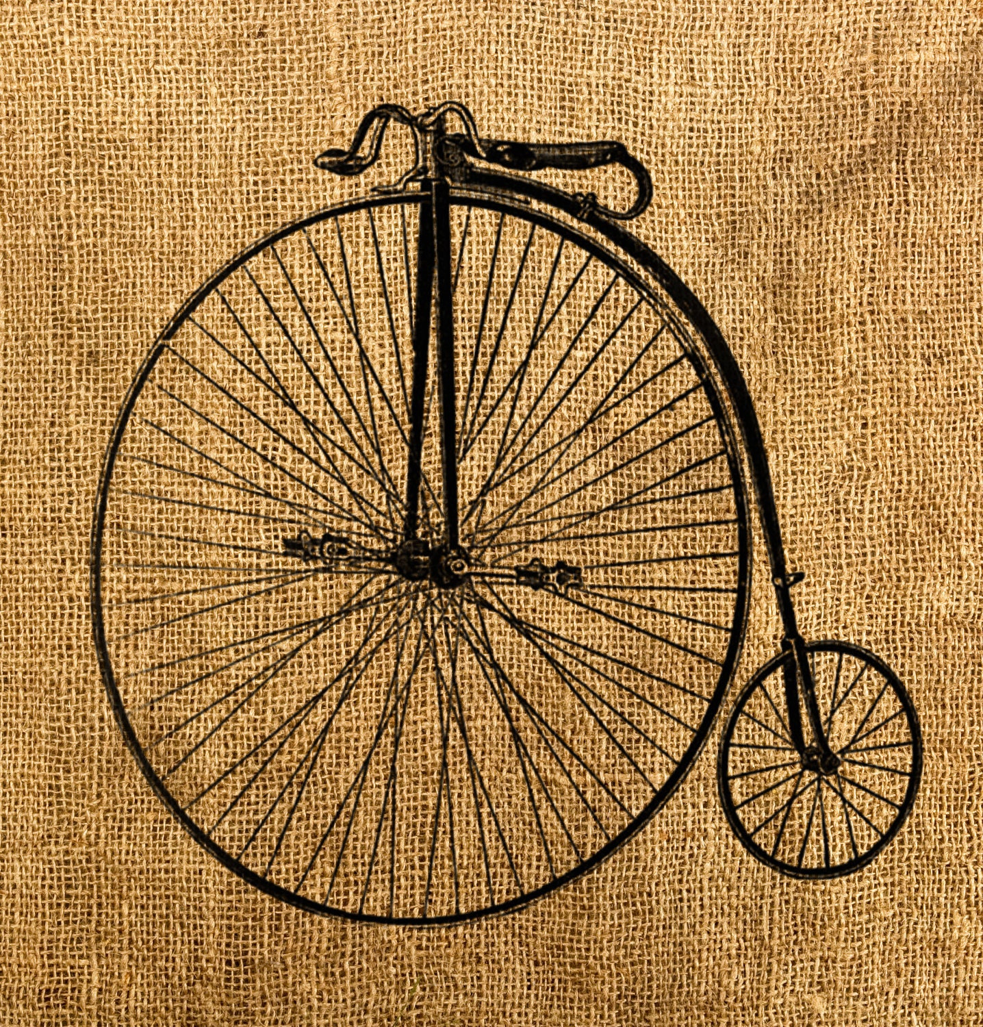 vintage bike illustration