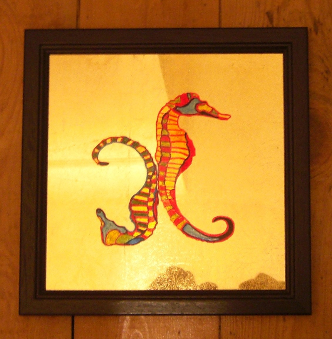 Reverse Glass Painting