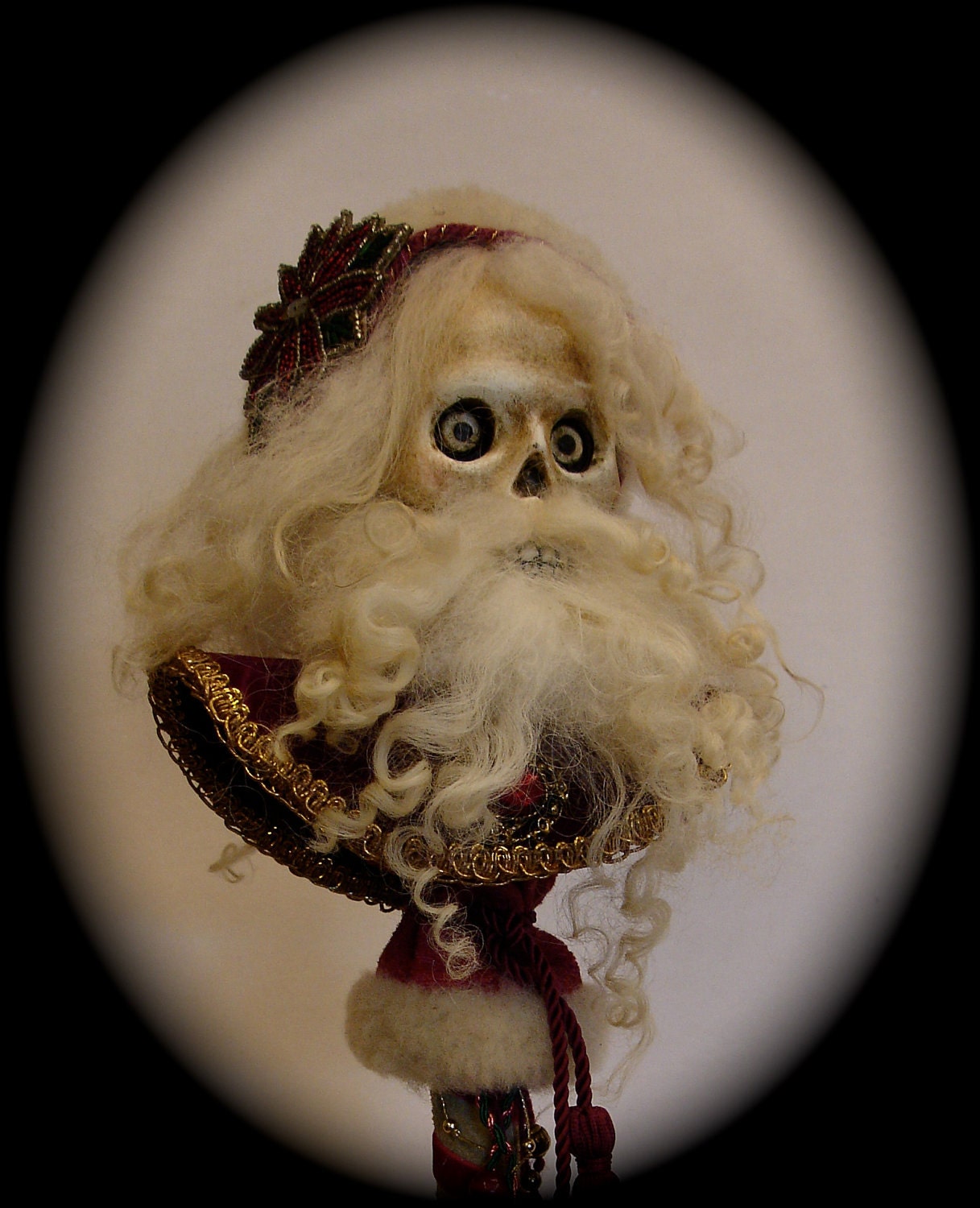 Scary Santa Day of the Dead Scepter