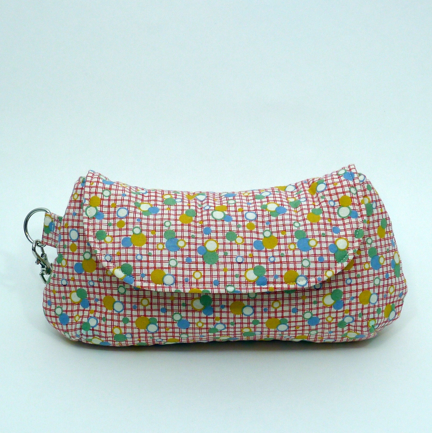 bubble gum and eggs wristlet