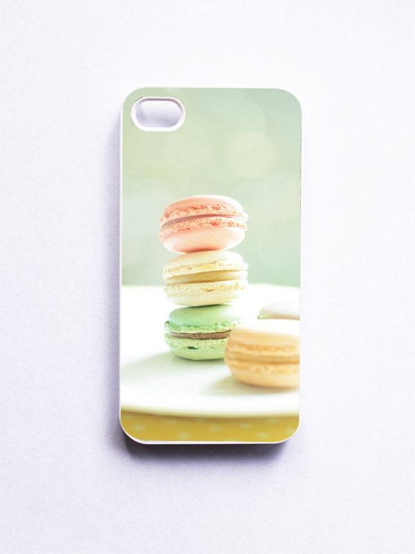 iPhone Case: French Macarons. Marie Antoinette. Pastel Colors. Dessert. Afternoon Tea. iPhone 4/4S Case. iPhone 5 Case. READY-TO-SHIP