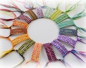 Girls Hair Barrettes- Kids Birthday Gift- Bright Color Hair Clps- Design Your Own Hair Accessory-Made To Order Braided Ribbon Barrettes