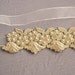 Gold Lace Bridal Weddings Headband in Roman Style. Handmade in Unique Design