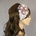 Lacy Bridal Hair Fascinator Head Piece. Handmade Weddings Accessory