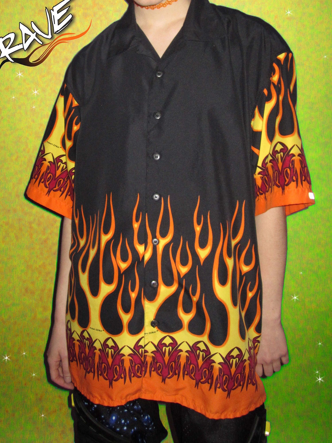 flame boy shirt