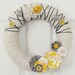 Yellow Heart Wreath