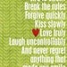 Life is Short original digital print with green & white leaves background - 8x10 Gifts Under 25