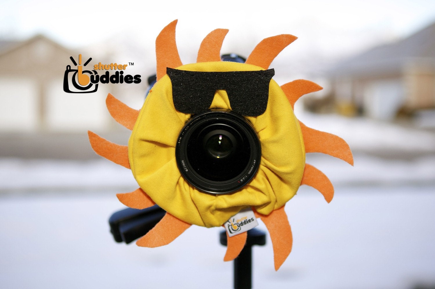 Shutter Buddies SUN with SQUEAKER camera lens prop-Ready to ship