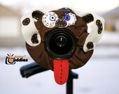 Shutter Buddies Pet Dan DOG with SQUEAKER camera lens prop- Ready to ship