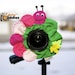 Shutter Buddies Claire CATERPILLAR with SQUEAKER camera lens prop- Ready to ship