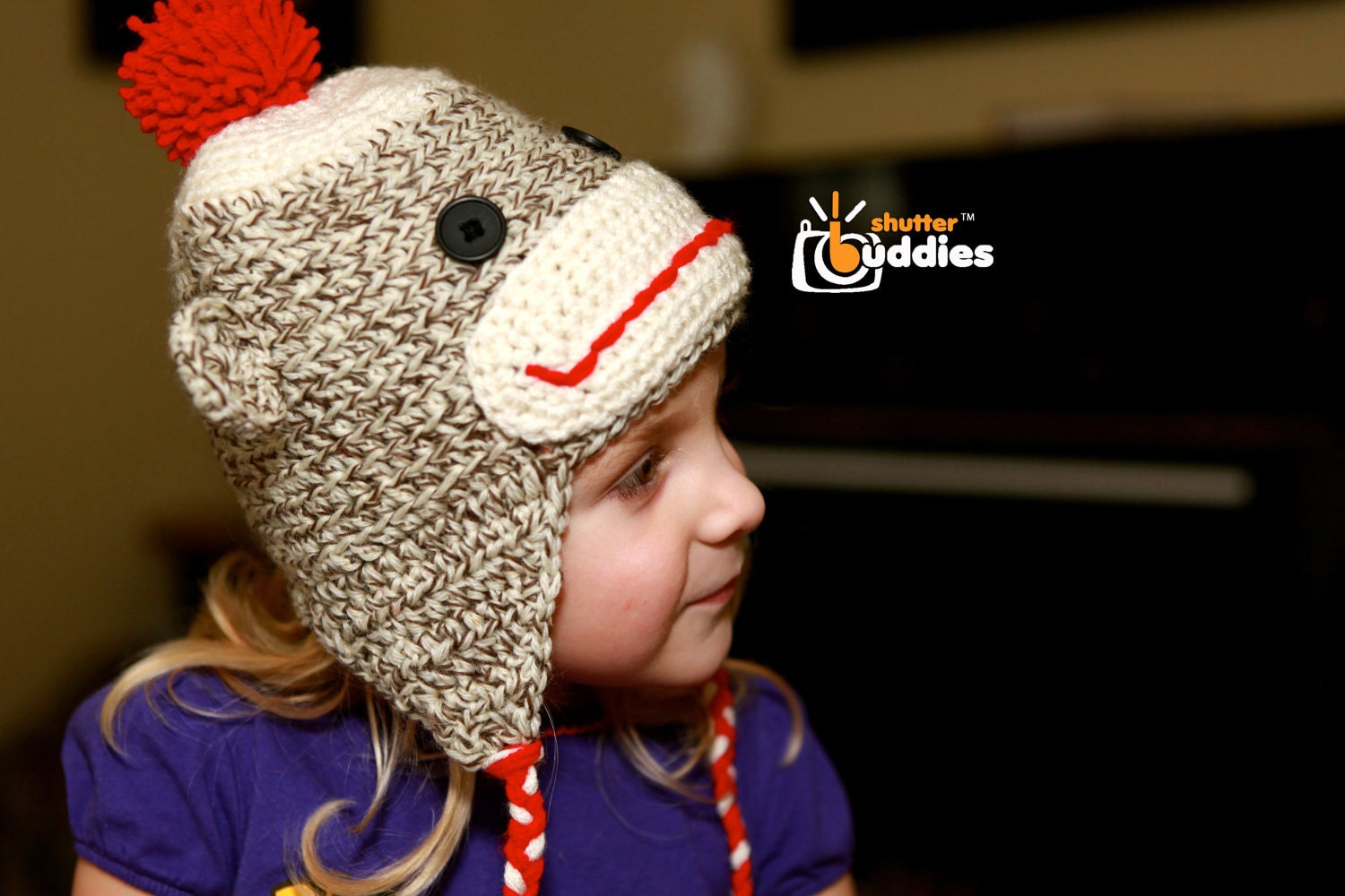Sock Monkey Hat Crochet Pattern- Welcome to sell all items