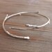 Recycled Branch Bracelet Bud Brass