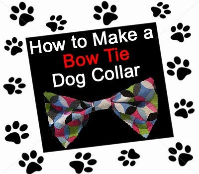 Bow Tie Dog Collars -  Instructional Guide on How to Make this Perfect Dog Collar Accessory