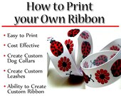 Custom Printed Ribbon - Instructional Guide Teaching You How to Create Your Own Printed Ribbon