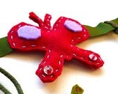 LUXURY / Pram toy ELEPHANT and BUTTERFLY /decorate the nursery