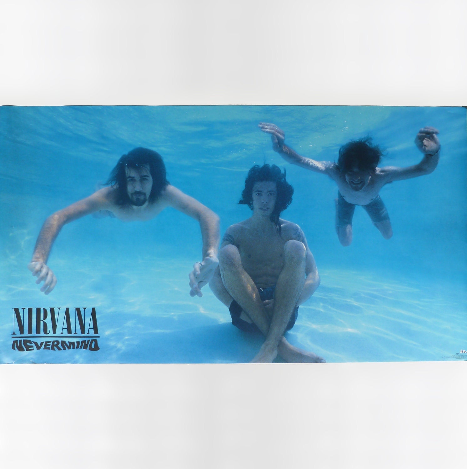 Rare Promo Nirvana Nevermind Poster (Record Store Exclusive Display)