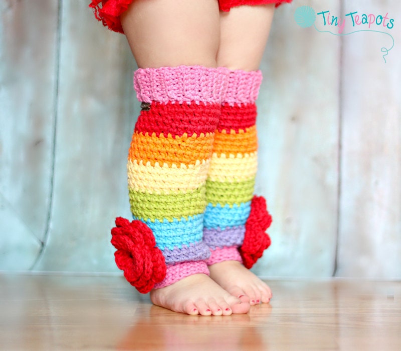 Girls Leg Warmers, Rainbow Stripe Leg Warmers, Newborn, Baby, Photo Prop