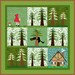 Little Red Riding Hood paper pieced quilt block pattern PDF