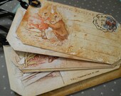 Peter Rabbit Gift Tag Beatrix Potter